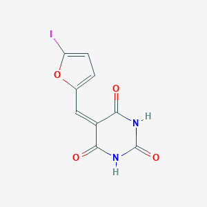 5-(5-Iodo-furan-2-ylmethylene)-pyrimidine-2,4,6-trione