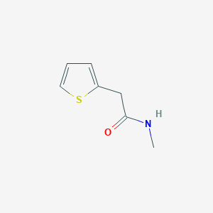 molecular formula C7H9NOS B3918238 N-methyl-2-(2-thienyl)acetamide 