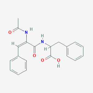 molecular formula C20H20N2O4 B391835 N-[2-(acetylamino)-3-phenylacryloyl]phenylalanine 