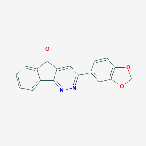 molecular formula C18H10N2O3 B391836 3-(1,3-Benzodioxol-5-yl)-5H-indeno[1,2-c]pyridazin-5-one 