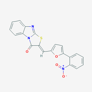 2-[(5-{2-nitrophenyl}-2-furyl)methylene][1,3]thiazolo[3,2-a]benzimidazol-3(2H)-one