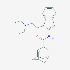 molecular formula C24H34N4O B391853 N-[1-[2-(diethylamino)ethyl]benzimidazol-2-yl]adamantane-1-carboxamide 