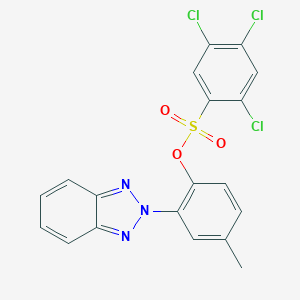 2,4,5-Trichloro-benzenesulfonic acid 2-benzotriazol-2-yl-4-methyl-phenyl ester