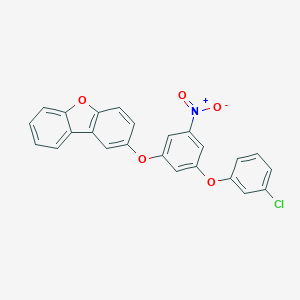 2-[3-(3-Chlorophenoxy)-5-nitrophenoxy]dibenzo[b,d]furan