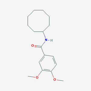 N-cyclooctyl-3,4-dimethoxybenzamide