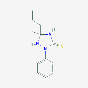 5-Methyl-2-phenyl-5-propyl-1,2,4-triazolidine-3-thione