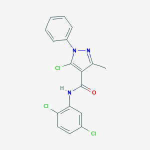 5-chloro-N-(2,5-dichlorophenyl)-3-methyl-1-phenyl-1H-pyrazole-4-carboxamide