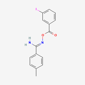 N'-[(3-iodobenzoyl)oxy]-4-methylbenzenecarboximidamide