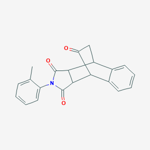 11-(2-Methylphenyl)-11-azatetracyclo[6.5.2.0~2,7~.0~9,13~]pentadeca-2,4,6-triene-10,12,14-trione