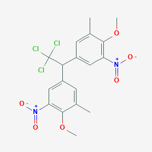 2-Methoxy-1-methyl-3-nitro-5-[2,2,2-trichloro-1-(4-methoxy-3-methyl-5-nitrophenyl)ethyl]benzene