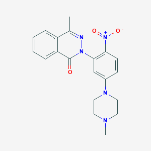 4-methyl-2-[5-(4-methylpiperazino)-2-nitrophenyl]-1(2H)-phthalazinone