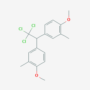 molecular formula C18H19Cl3O2 B391936 1-Methoxy-2-methyl-4-[2,2,2-trichloro-1-(4-methoxy-3-methylphenyl)ethyl]benzene 