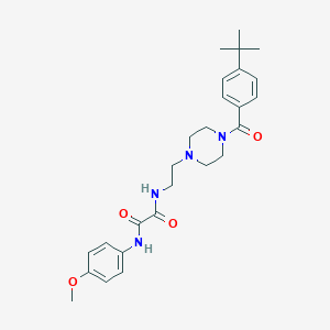 N-{2-[4-(4-tert-butylbenzoyl)piperazin-1-yl]ethyl}-N'-(4-methoxyphenyl)ethanediamide