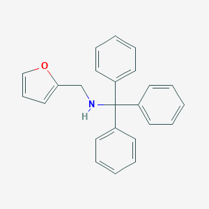 molecular formula C24H21NO B391948 N-(furan-2-ylmethyl)-1,1,1-triphenylmethanamine 