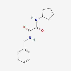 molecular formula C14H18N2O2 B3919498 N-benzyl-N'-cyclopentylethanediamide 