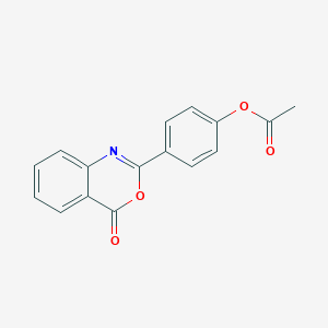 molecular formula C16H11NO4 B391951 4-(4-oxo-4H-3,1-benzoxazin-2-yl)phenyl acetate 