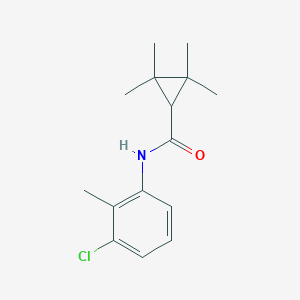 N-(3-chloro-2-methylphenyl)-2,2,3,3-tetramethylcyclopropanecarboxamide