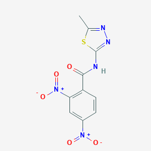 N-(5-methyl-1,3,4-thiadiazol-2-yl)-2,4-dinitrobenzamide