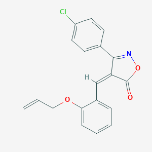 4-[2-(allyloxy)benzylidene]-3-(4-chlorophenyl)-5(4H)-isoxazolone