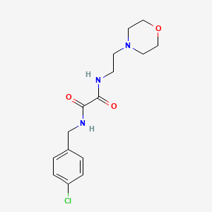 molecular formula C15H20ClN3O3 B3920015 N-(4-chlorobenzyl)-N'-[2-(4-morpholinyl)ethyl]ethanediamide CAS No. 6215-82-3