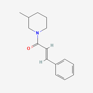 molecular formula C15H19NO B3920192 1-cinnamoyl-3-methylpiperidine CAS No. 19199-27-0