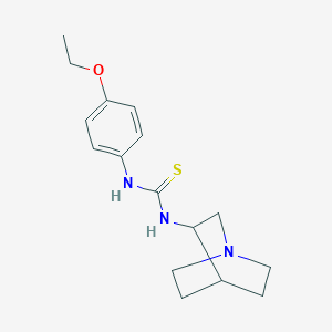 molecular formula C16H23N3OS B3920348 N-1-azabicyclo[2.2.2]oct-3-yl-N'-(4-ethoxyphenyl)thiourea 