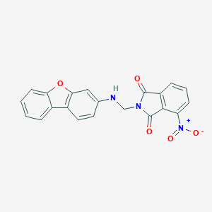 molecular formula C21H13N3O5 B392037 2-[(dibenzo[b,d]furan-3-ylamino)methyl]-4-nitro-1H-isoindole-1,3(2H)-dione 