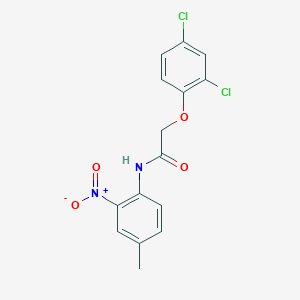 2-(2,4-dichlorophenoxy)-N-(4-methyl-2-nitrophenyl)acetamide