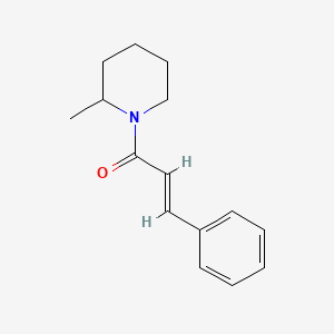 molecular formula C15H19NO B3920381 1-cinnamoyl-2-methylpiperidine CAS No. 6221-87-0