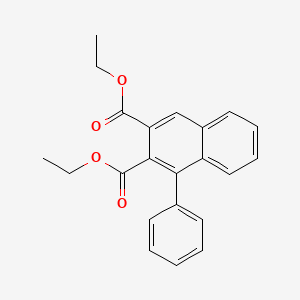 molecular formula C22H20O4 B3920422 diethyl 1-phenyl-2,3-naphthalenedicarboxylate CAS No. 6512-57-8