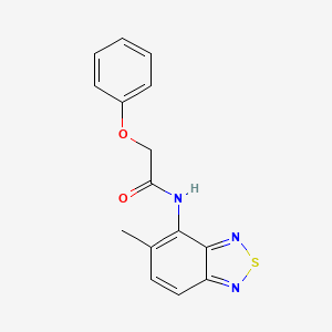 N-(5-methyl-2,1,3-benzothiadiazol-4-yl)-2-phenoxyacetamide