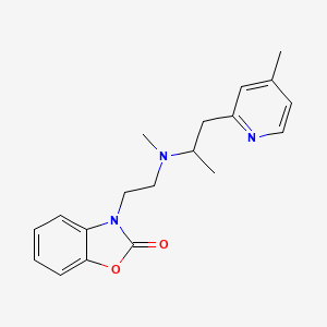 3-(2-{methyl[1-methyl-2-(4-methylpyridin-2-yl)ethyl]amino}ethyl)-1,3-benzoxazol-2(3H)-one