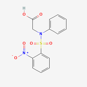 N-[(2-nitrophenyl)sulfonyl]-N-phenylglycine