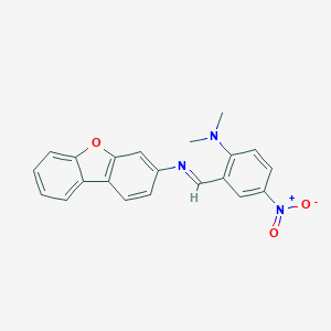 N-[2-(dimethylamino)-5-nitrobenzylidene]dibenzo[b,d]furan-3-amine