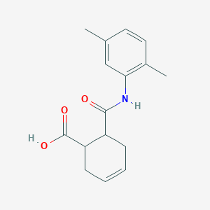 molecular formula C16H19NO3 B392088 6-[(2,5-Dimethylphenyl)carbamoyl]cyclohex-3-ene-1-carboxylic acid 