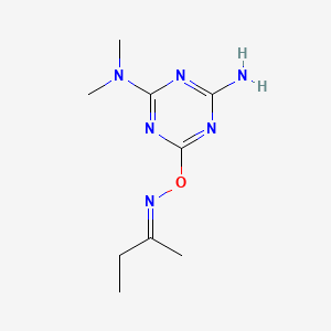 2-butanone O-[4-amino-6-(dimethylamino)-1,3,5-triazin-2-yl]oxime