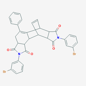 2,8-bis(3-bromophenyl)-5-phenyl-3a,4,6,6a,9a,10,10a,10b-octahydro-6,10-ethenoisoindolo[5,6-e]isoindole-1,3,7,9(2H,8H)-tetrone