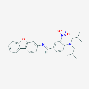N-[4-(diisobutylamino)-3-nitrobenzylidene]dibenzo[b,d]furan-3-amine