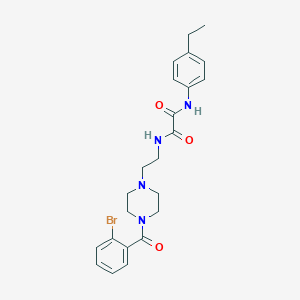 N~1~-{2-[4-(2-bromobenzoyl)piperazino]ethyl}-N~2~-(4-ethylphenyl)ethanediamide