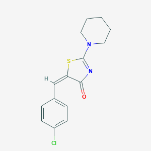 5-(4-chlorobenzylidene)-2-(1-piperidinyl)-1,3-thiazol-4(5H)-one