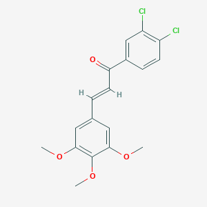 1-(3,4-Dichlorophenyl)-3-(3,4,5-trimethoxyphenyl)-2-propen-1-one
