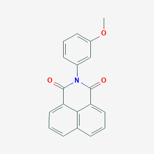 molecular formula C19H13NO3 B392159 2-(3-methoxyphenyl)-1H-benzo[de]isoquinoline-1,3(2H)-dione 