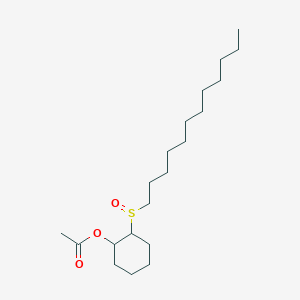 molecular formula C20H38O3S B392175 2-(Dodecylsulfinyl)cyclohexyl acetate 