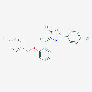 (4Z)-4-{2-[(4-chlorobenzyl)oxy]benzylidene}-2-(4-chlorophenyl)-1,3-oxazol-5(4H)-one