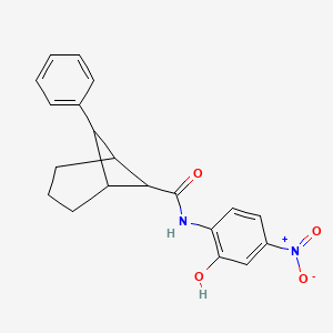 N-(2-hydroxy-4-nitrophenyl)-7-phenylbicyclo[3.1.1]heptane-6-carboxamide