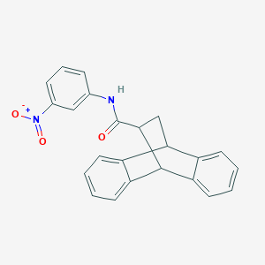 N-{3-[hydroxy(oxido)amino]phenyl}tetracyclo[6.6.2.0~2,7~.0~9,14~]hexadeca-2,4,6,9,11,13-hexaene-15-carboxamide