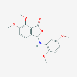 3-(2,5-dimethoxyanilino)-6,7-dimethoxy-2-benzofuran-1(3H)-one