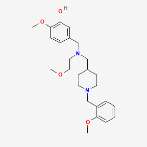 2-methoxy-5-{[{[1-(2-methoxybenzyl)-4-piperidinyl]methyl}(2-methoxyethyl)amino]methyl}phenol