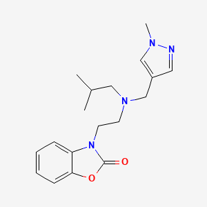 3-(2-{isobutyl[(1-methyl-1H-pyrazol-4-yl)methyl]amino}ethyl)-1,3-benzoxazol-2(3H)-one