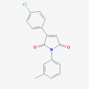 3-(4-chlorophenyl)-1-(3-methylphenyl)-1H-pyrrole-2,5-dione